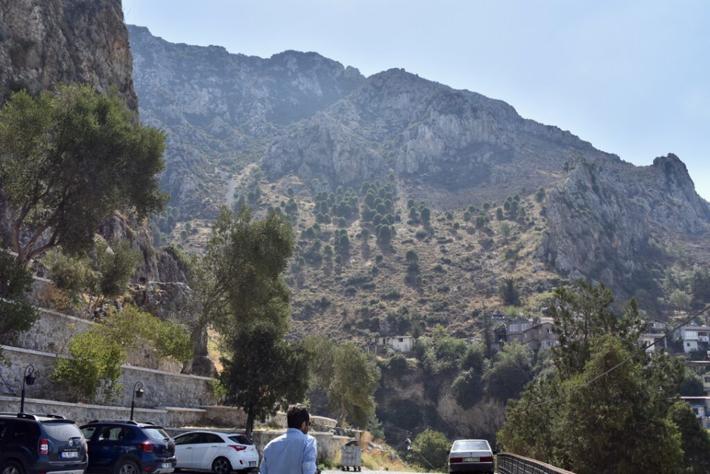 Blick auf die Berge von Hatay