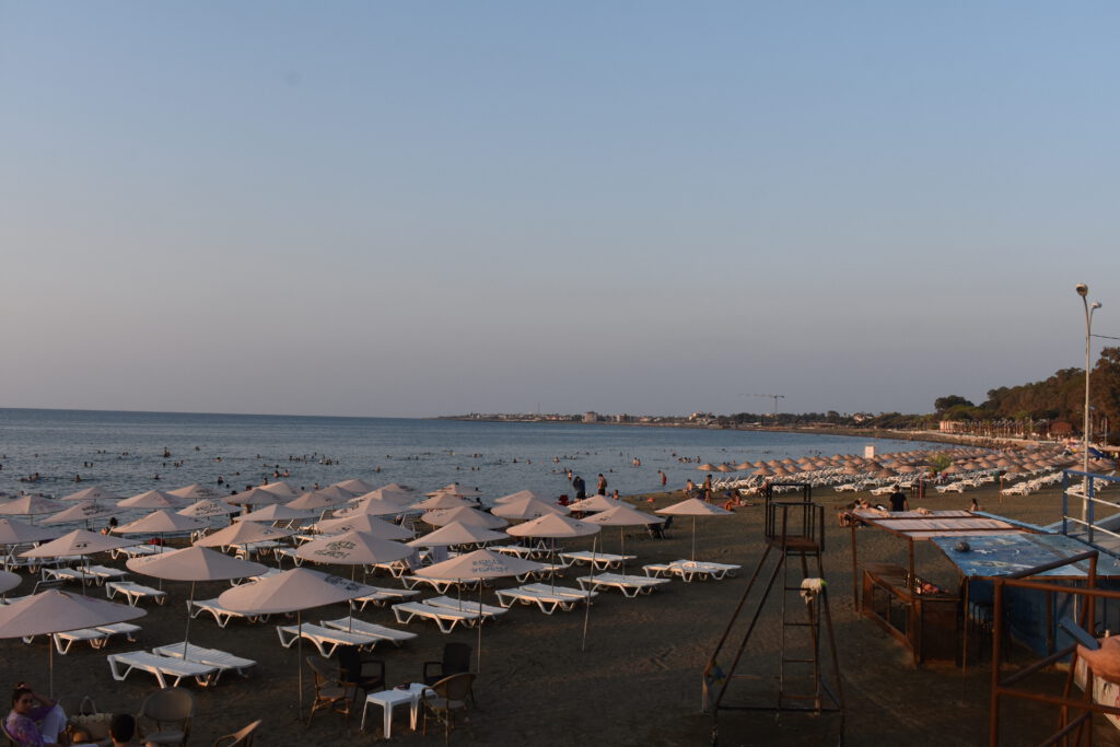 Blick auf den Strand von Arsuz