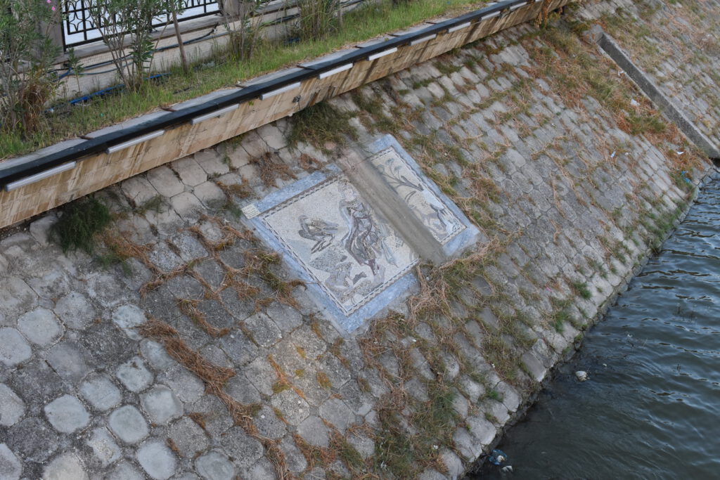 Mosaik aus der Römer-Zeit am Ufer des Orontes