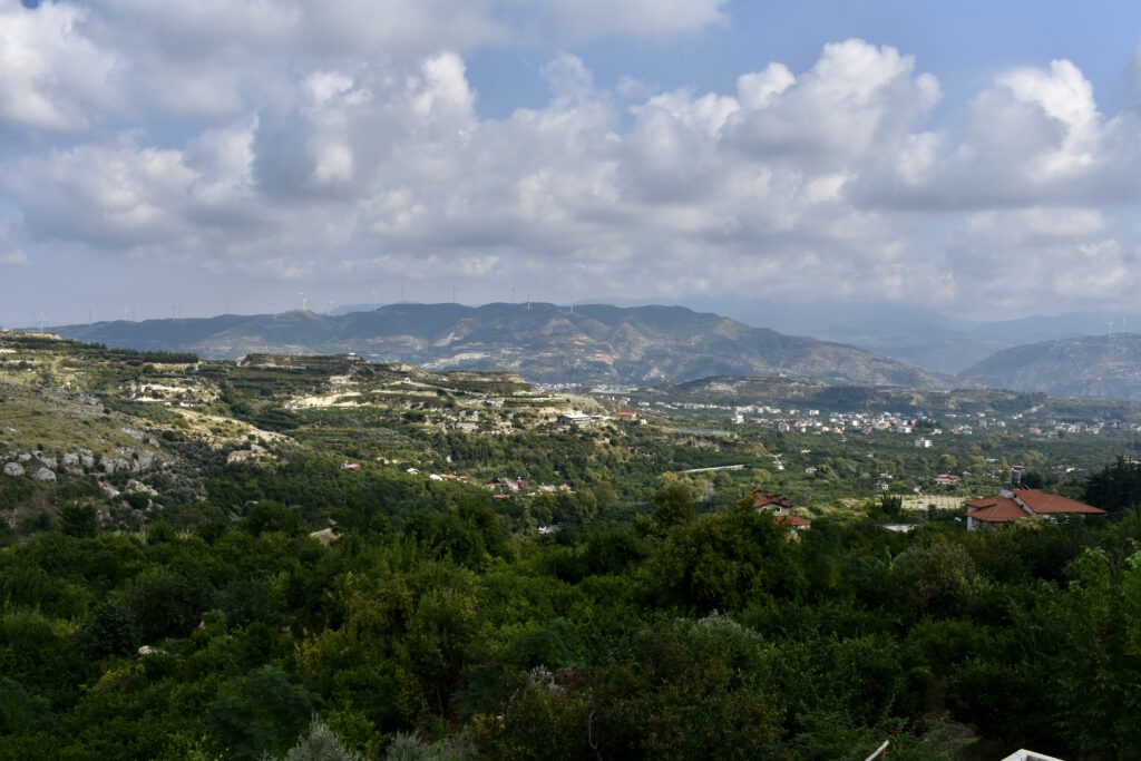 Blick auf die Berge