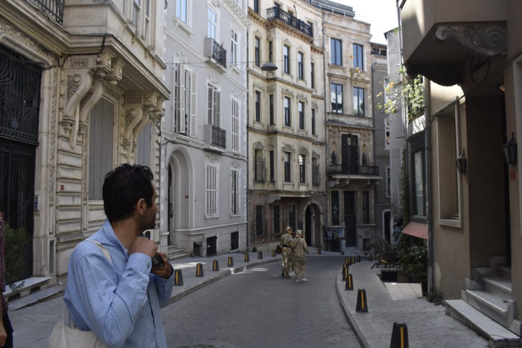 Straßenzug in Istanbul, Türkei