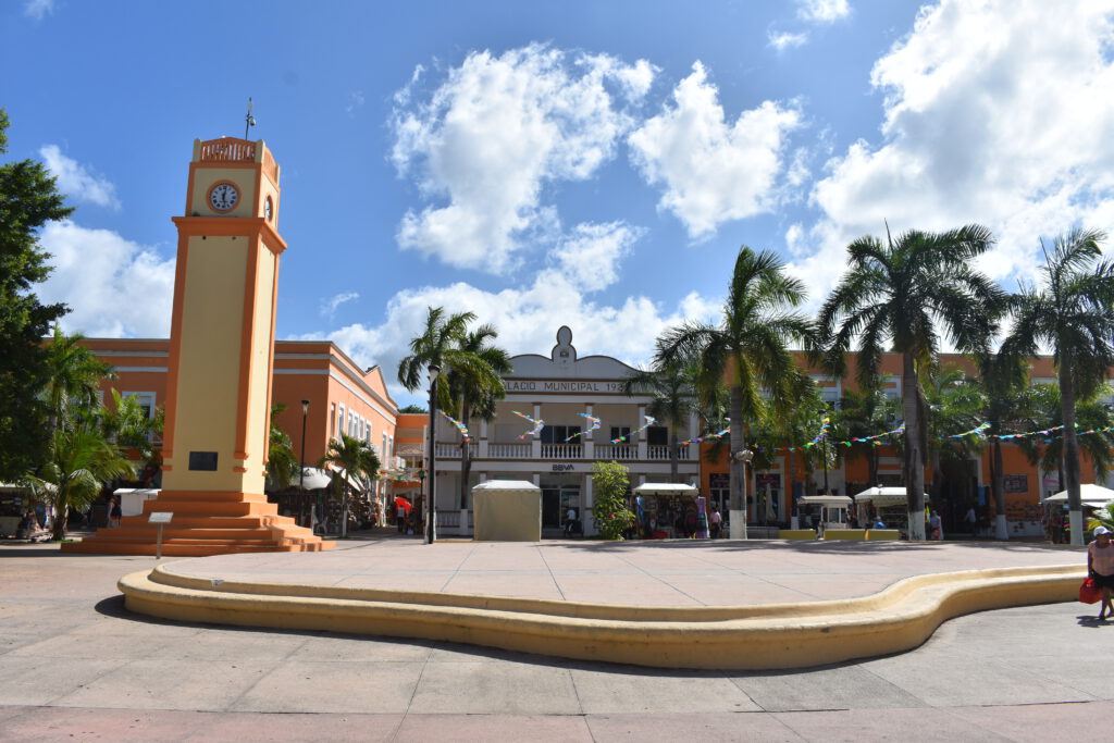 Parque San Benito Juarez, der Hauptplatz der Insel Cozumel