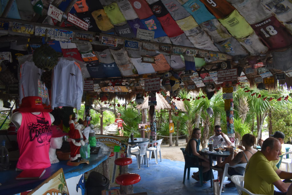 "Coconuts"-Restaurant auf Cozumel