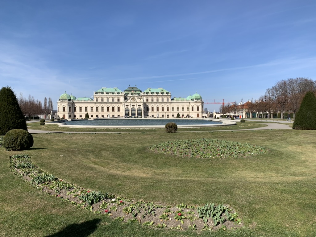 Blick auf das obere Belvedere
