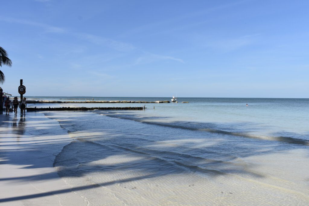 Strand auf der Isla Holbox in Yucatán
