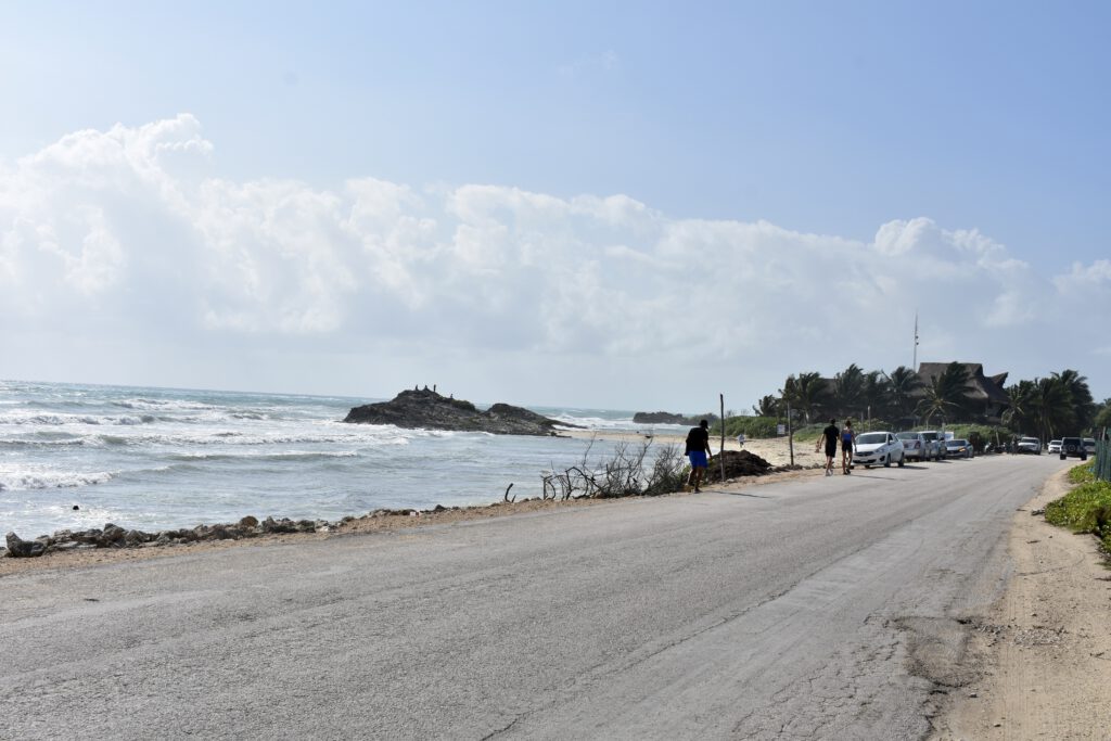 Öffentlicher Strandabschnitt in Tulum
