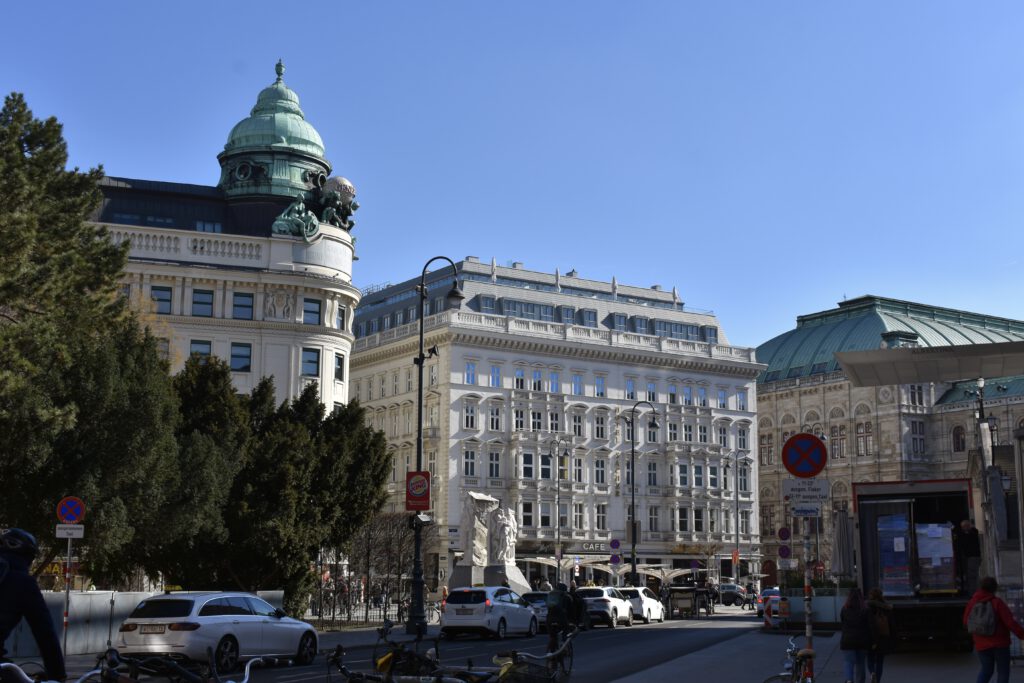 Hübsche Gebäude in der Innenstadt von Wien