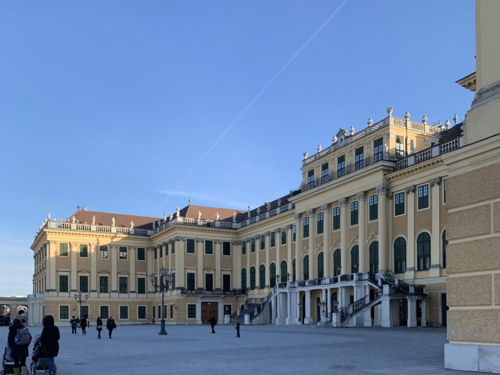 Außenansicht des Schloss Schönbrunns