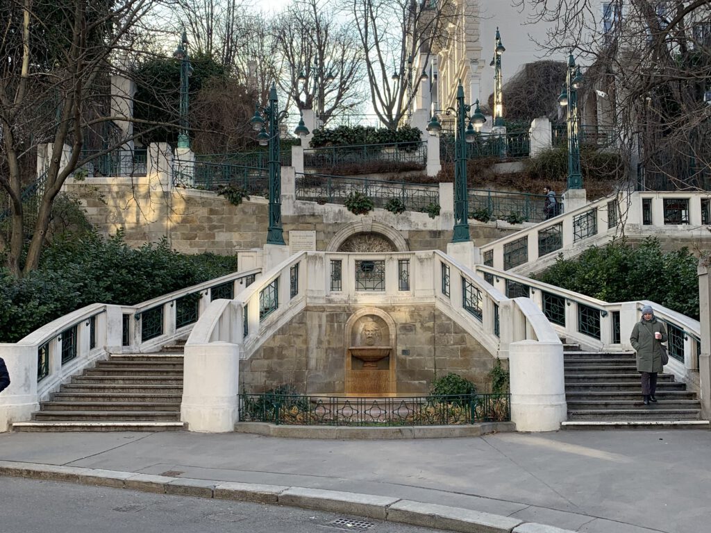 Strudelhofstiege, eine pompöse Treppenanlage in Wien