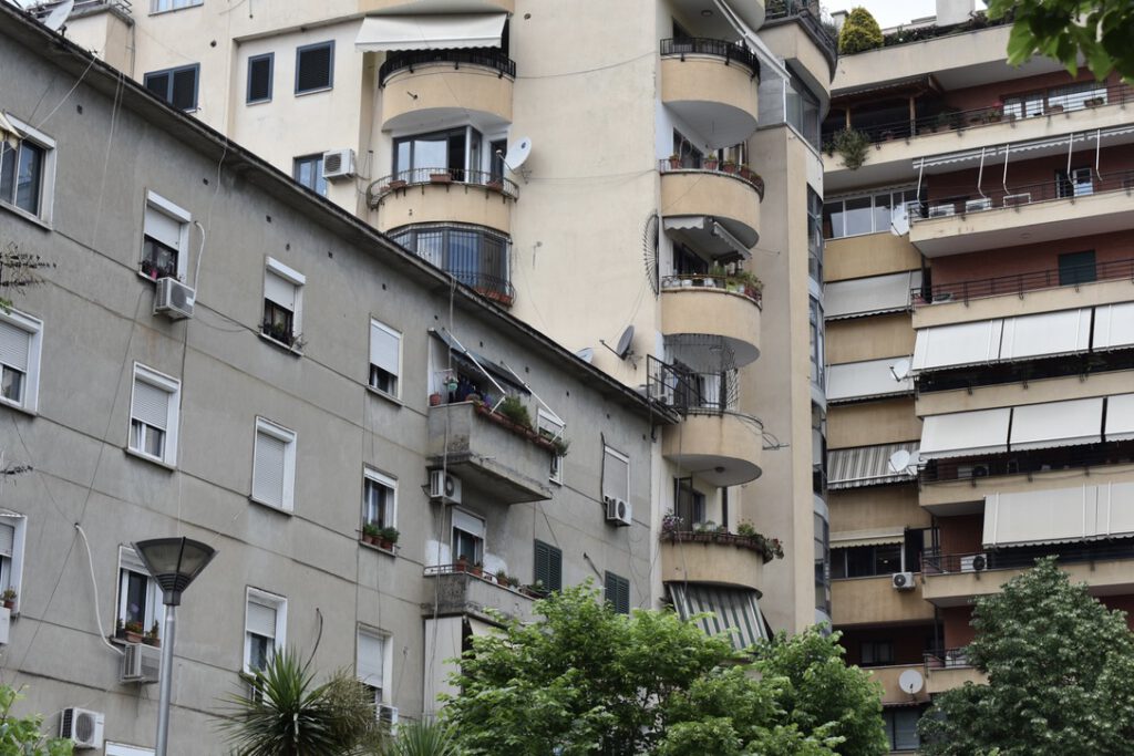 Hochhaus in Tirana