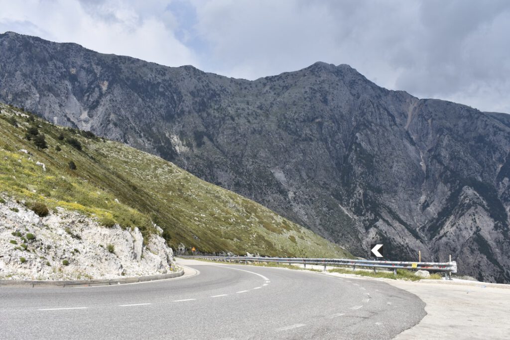 Blick auf den Llogara-Pass