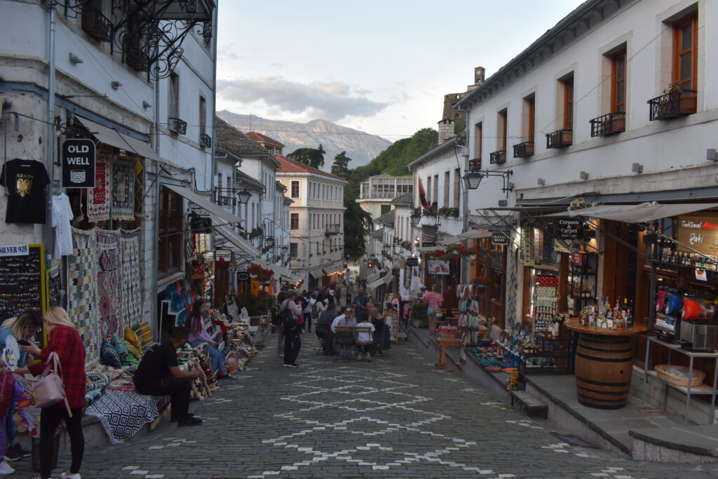 Bazar in Gjirokaster, Albanien